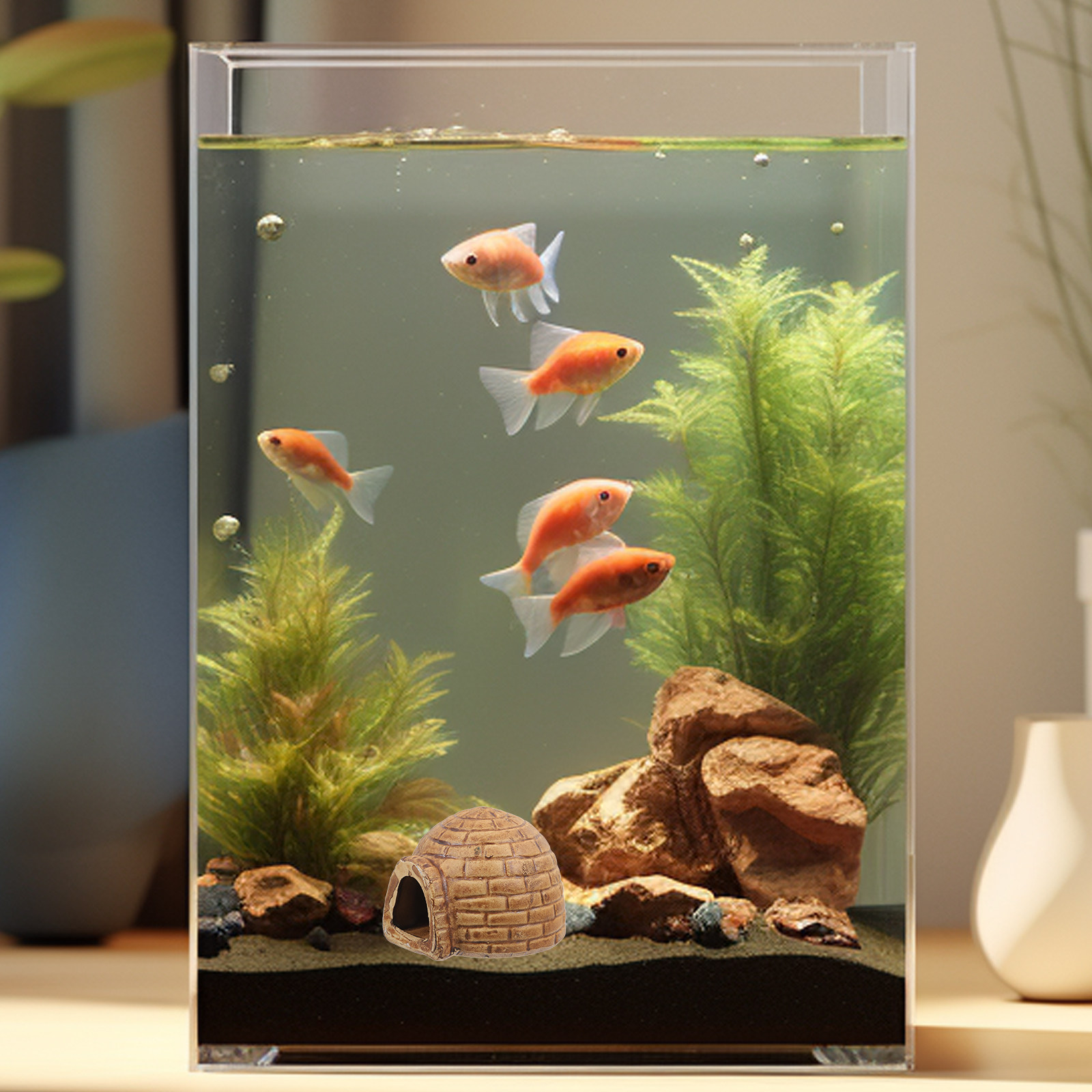 Garnelenhöhle Aquarium-Dekorat – Hide Cave Ceramic Bewertung und Preis
