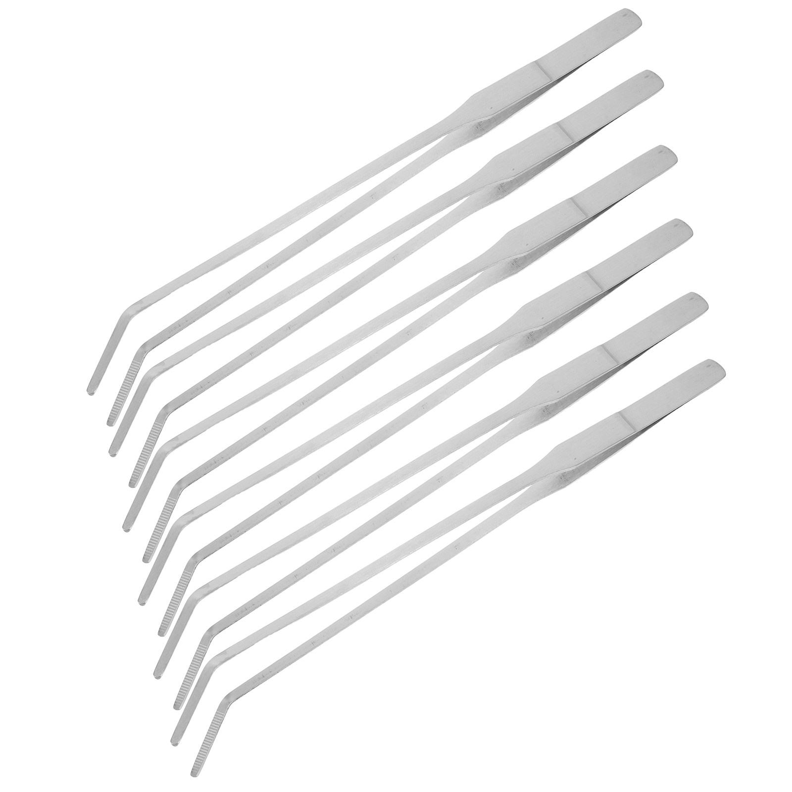 6 Stück extra lange, gebogene  – Feeding Tong Stainless Bewertung und Preis